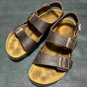 ビルケンシュトック　ミラノ　オイルドレザー　サイズ42 27cm BIRKENSTOCK サンダル