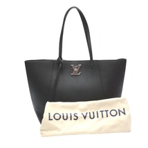 ルイヴィトン トートバッグ M42291 ロックミー・カバ カーフレザー トートバッグ LOUIS VUITTON ノワール レディース 中古_画像1