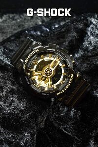 ★☆CASIO カシオ G-SHOCK Gショック Black × Gold ブラック×ゴールド GA-110GB-1AJF ★☆