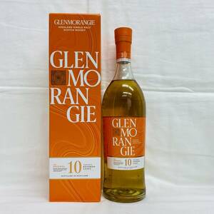 ♪A76485T:GLENMORANGIE グレンモーレンジ 10年 シングル ハイランド モルト ウィスキー スコッチ 700ml 40% 箱付 同梱不可