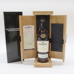  古酒 グレンリベット 25年 XXV シングルモルト スコッチ ウイスキー 700ml 43% 未開栓 木箱付 THE GLENLIVETの画像1