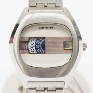  オリエント メカニカル デジタル 腕時計 G207101-40 PU 自動巻き デイト 特殊文字盤 ORIENT 純正ベルト