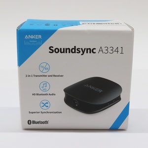 アンカー Soundsync Bluetooth トランスミッター＆レシーバー A3341 Anker ブルートゥース 変換器 無線 テレビ オーディオ　サウンドシンク