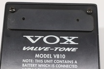 VOX VALVE-TONE　オーバードライブ　 V810　エフェクター　バルブトーン　ヴォックス_画像9