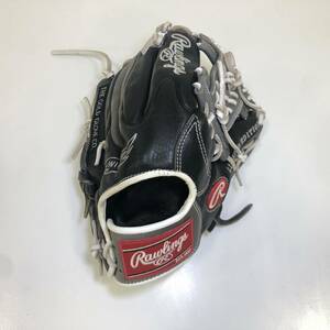 【１円～】Rawlings ローリングス 軟式グラブ グローブ オールラウンド用 GR5FG44L ブラック/グラファイト LH 右投用 【中古品】