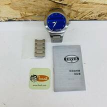 【ジャンク品】腕時計 FOSSIL TIC JR-7978 ※2400010332920_画像3