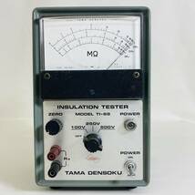 ジャンク品】 INSULATION TESTER　絶縁抵抗計 多摩電測 TI-69　※2400010342639_画像7