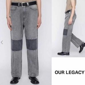 Our Legacy extended third cut denim 28 アワレガシー　 デニムパンツ　ブラック　菅田将暉着用