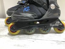 24M02-110N：K2 インラインスケート RAIDER レイダー 中古 サイズ22-25.5_画像2