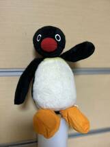 23A11-68N:レトロ　SEKIGUCHI セキグチ PINGU ぬいぐるみ マスコット ビンテージ キャラクター ペンギン　26cm_画像1