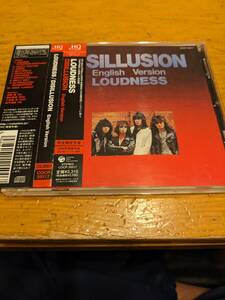 【国内盤:帯付き:HQCD盤　完全限定生産】LOUDNESS　DISILLUSION　English　Version　ラウドネス　撃剣霊化