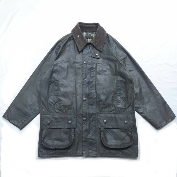 90s Barbour beaufort　c38 1993 バブアー　ビューフォート　 3クラウン　セージ