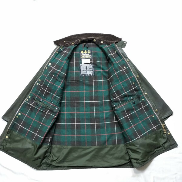 Vintage 90s Barbour northumbria　c40　バブアー　ノーザンブリア ヘビーウェイト　1992