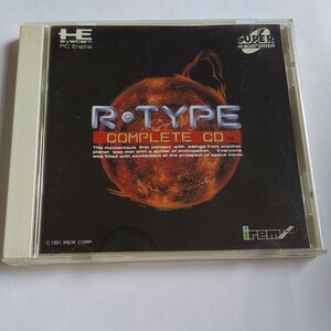 R-TYPE COMPLETE CD アールタイプ コンプリートCD PC　エンジン　アイレム株式会社　解説書　帯　付き　1991 IREM CORP 正規品