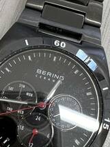 ★【動作未確認】BERING ビーリング 32341-792 CERAMIC セラミック ブラック クロノグラフ 腕時計 _画像2