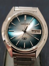 ☆CITIZEN COSMOTRON シチズン コスモトロン 自動巻き デイデイト7804 4-790138 Y 41104319 GN-4W-S メンズ 腕時計 AT 動作未確認_画像1