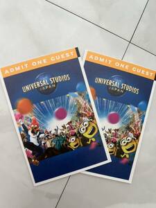 USJチケット　パートナーフリーパス　2024年3月31日 ペアチケット　大人２枚