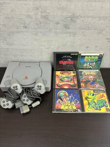 ♪♪#4825　プレイステーション　本体　ソフト6本セット　中古品♪♪