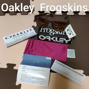 [新品未使用保証書] Oakley サングラス Frogskins