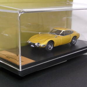 ◆トヨタ 2000GT MF10(1969) 1/43 国産名車プレミアムコレクション アシェット ダイキャストミニカー 薄茶の画像7