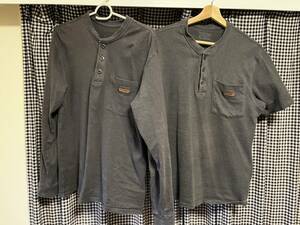 Patagonia パタゴニア メンズ ワーク・ポケット・Tシャツ　２枚セット　長袖・半袖　US XSオーバーサイズ