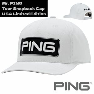 Ping Golf Mr. PING Tour Snapback Cap USA Limited Edition