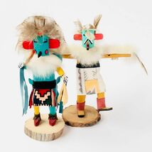 カチナドール 2体セット 精霊 インディアン ネイティブ ホピ ナバホ カチーナ　ネイティブアメリカン　インディアン　NAVAJO　HOPI　ZUNI _画像1