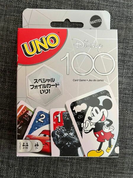新品　マテル UNO ディズニー100 MATEL UNO ディズニー100周年　限定