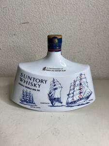 未開栓 SUNTORY サントリー ウィスキー OSAKA WORLD SAIL 83年 SANYO TOKI 43％ 陶器ボトル 現状品