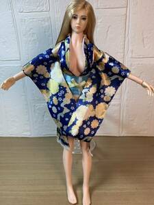 1/6フィギュア ドール TBLeague 着物 ゆかた 浴衣 青 衣装 かわいい きれい 人形 クールガール カスタムドール 素体は付きません。衣装のみ