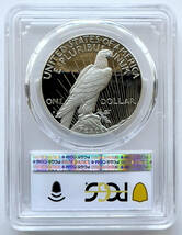 【最高鑑定PR70★初回発行】2023 S ピースダラー 銀貨 Peace Dollar First Strike PCGS 元箱・COA付き NGC_画像4