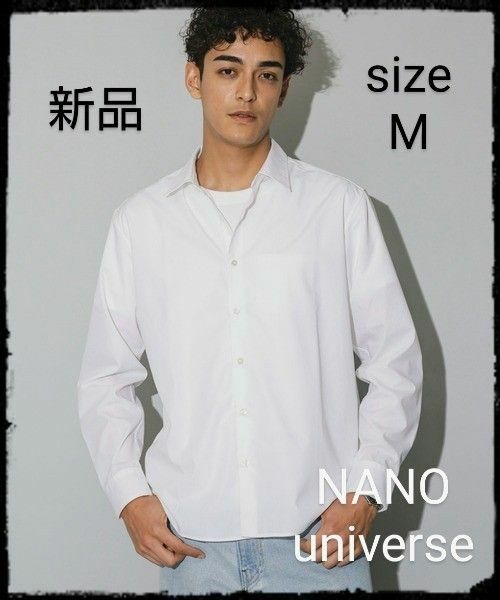 NANO universe【新品】クイックドライレギュラーカラーシャツ