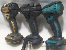 マキタ充電式インパクドライバー本体《ジャンク品》部品取り／修理　電動工具まとめて　makita　★送料無料★　コードレス充電式工具_画像2