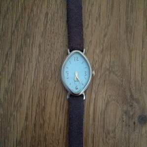 シビラ Sybilla 腕時計 ベルト スエード 革ベルト 皮ベルト 電池切れ レディース クォーツの画像2