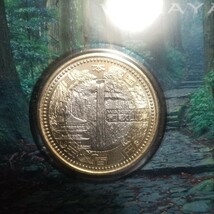 地方自治60周年記念500円バイカラー、クラッド貨幣カード式、和歌山県_画像2