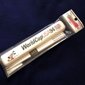 *激レア*レトロ ワールドカップUSA '94 お箸&箸箱 16.5㎝ 当時物
