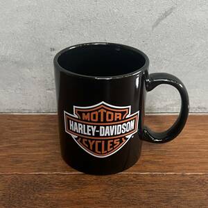 HARLEY ハーレーダビッドソン USA U.S アメリカ マグカップ 陶器 コップ / カフェ 珈琲 コーヒー ガレージ ノベルティー バイカー 