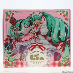 【中古】[FIG]初音ミク 15th Anniversary Ver. キャラクター・ボーカル・シリーズ01 初音ミク 1/7 完成品 フィギュア グッドスマイルカンパ