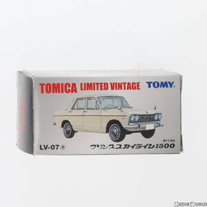 【中古】[MDL]トミカリミテッドヴィンテージ 1/64 TLV-07a プリンス スカイライン 1500(ホワイト) 完成品 ミニカー(205555) TOMYTEC(トミー