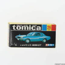 【中古】[MDL]トミカ No.26 1/60 トヨタ セリカ 1600GT(ターコイズ/黒箱) 復刻版 完成品 ミニカー トミー(65302681)_画像1