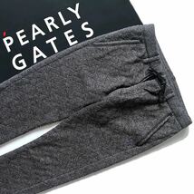 【送料無料】Pearly Gates パーリーゲイツ　冬物　暖パン　イージーパンツ　メンズ　ゴルフ　ジョガーパンツ　防寒　蓄熱　ズボン　グレー_画像1