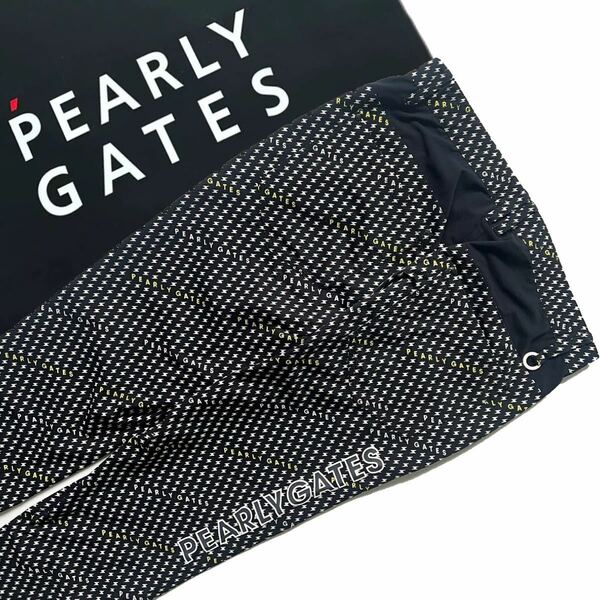 【送料無料】PearlyGates パーリーゲイツ　2022年モデル　総柄　ストレッチパンツ　ズボン　ゴルフ　GOLF メンズ　5 L ロゴ