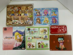 【現状品・当時物】アニメ・ゲーム系 マウスパッド/リストレスト？ 計6点セット エーベルージュ/機動戦艦ナデシコ/GAMERZ HEAVEN等