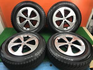 4r-44)冬 195/65R15 BRIDGESTONE Blizzak VRX 8分山 トヨタ純正 プリウス30系後期