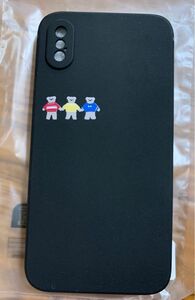 【新品】iPhone ケース　X XS シリコン　黒