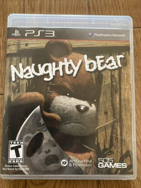 PS3 NAUGHTY BEAR ノーティ ベア　海外ソフト