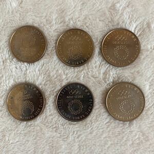  東京2020オリンピック＆パラリンピック 競技大会記念100円貨幣 6種セット コイン記念硬貨 