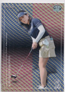  2023 EPOCH 西村優菜 JLPGA 女子プロゴルフ TOP PLAYERS GEM ジェム インサートカード 17枚限定 女子ゴルフ エポック