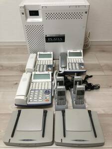 サクサ SAXA UM7700マルチゾーンデジタルコードレス、 UF7100マルチゾーンコードレスアンテナ、2CDLC-01A、主装置電話機セット