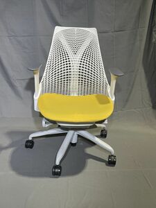 ★HermanMiller★ハーマンミラー セイルチェア ミドルバック 肘付 モデル：AS1YA22HA★現状引き渡し★